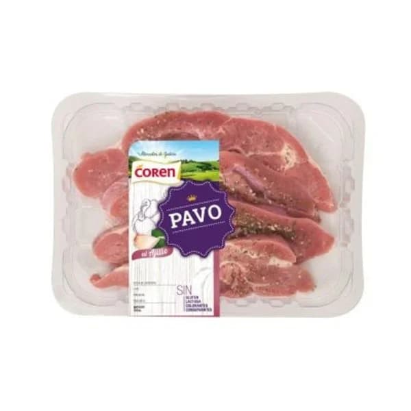 Chuleta de pavo al ajillo en bandeja (500 g aprox) - 1 kg - Imagen del producto en Findit