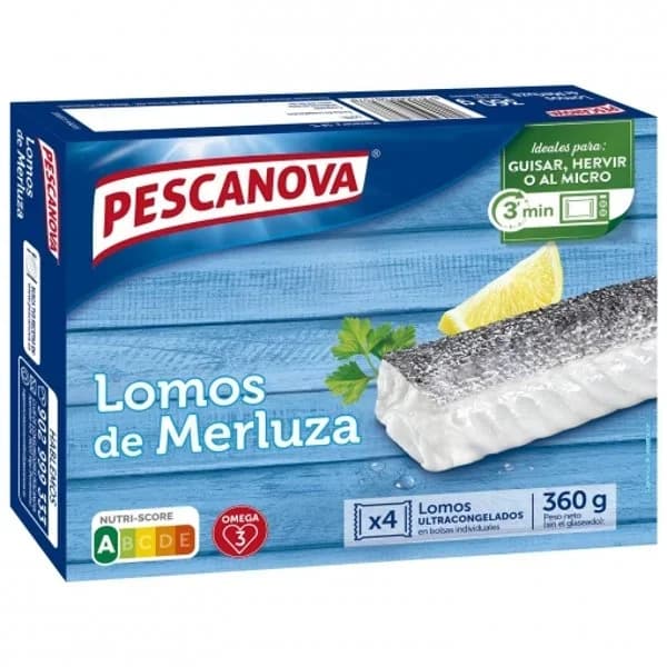 Lomos de Merluza Congelados 360G - 0.36 kg - Imagen del producto en Findit