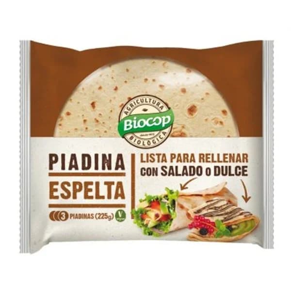 Tortitas de espelta bio veganas 3 unidades 225 g - 0.23 kg - Imagen del producto en Findit