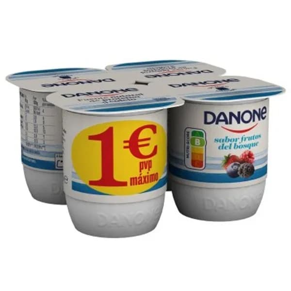 Yogur Frutos del Bosque 4UD - 0.48 kg - Imagen del producto en Findit