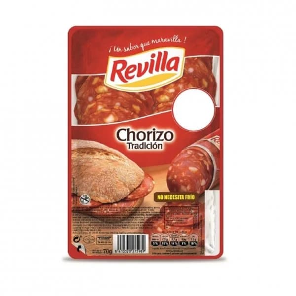 Chorizo Tradicional Loncha 70G - 0.07 ud - Imagen del producto en Findit