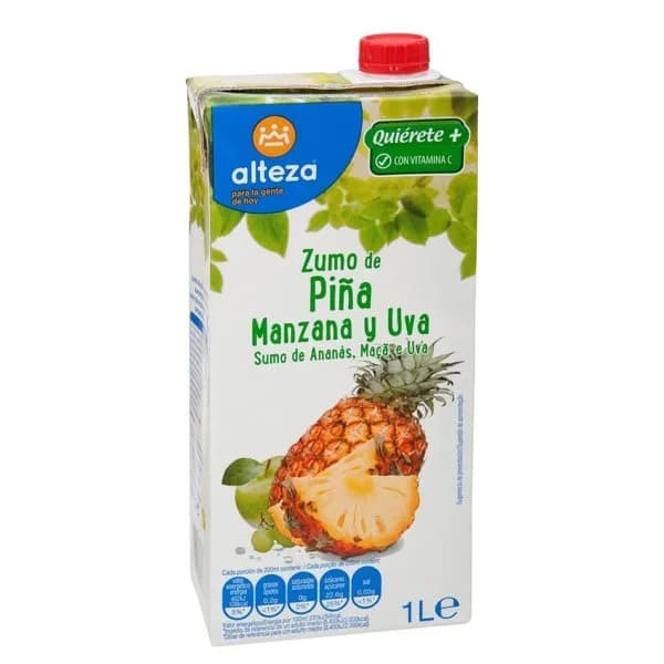Zumo Piña y Uva 1L - 1 l - Imagen del producto en Findit