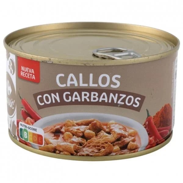 Callos con garbanzos Classic Carrefour sin gluten 380 g. - 0.38 kg - Imagen del producto en Findit