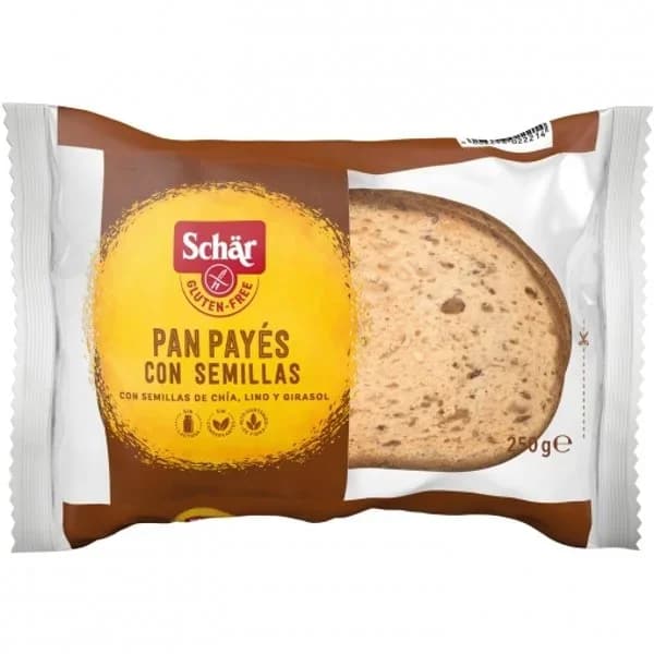Pan casero con semillas de chia, girason y lino Schär sin gluten y sin lactosa 250 g. - 0.25 kg - Imagen del producto en Findit