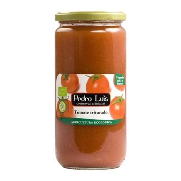 Tomate triturado extra ecológico Pedro Luis sin gluten 660 g. - 0.66 kg - Imagen del producto en Findit