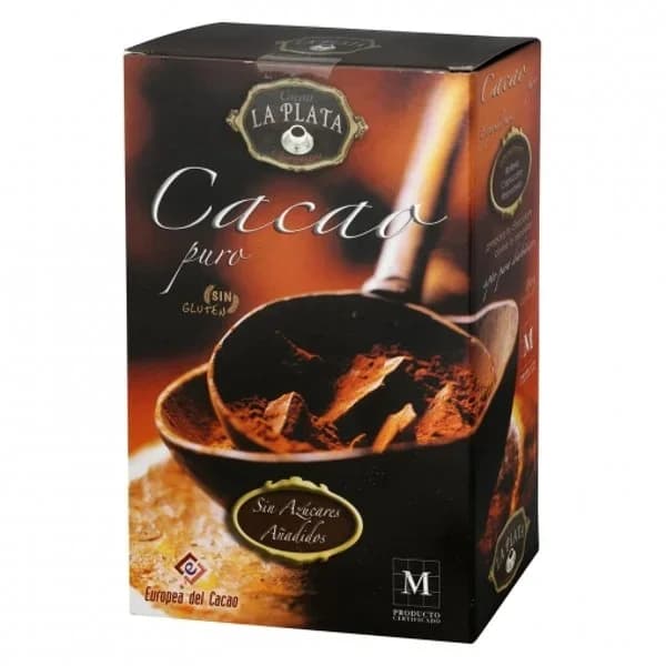 Cacao soluble puro La Plata sin gluten 250 g. - 0.25 kg - Imagen del producto en Findit