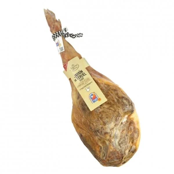 Jamón curado D.O.P Teruel De Nuestra Tierra pieza 7.5 Kg aprox - 7.25 kg - Imagen del producto en Findit