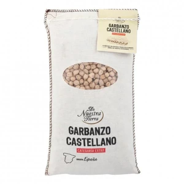Garbanzo castellano categoría extra De Nuestra Tierra 1 kg. - 1 kg - Imagen del producto en Findit