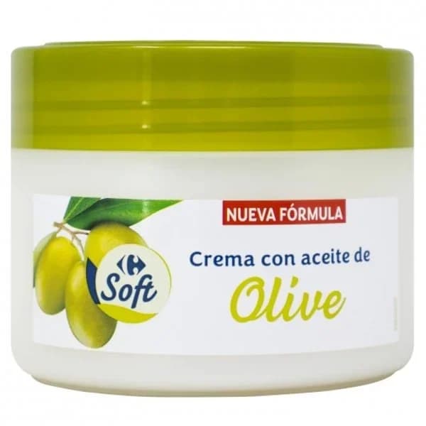 Crema corporal con aceite de oliva Carrefour Soft 250 ml. - 0.25 l - Imagen del producto en Findit