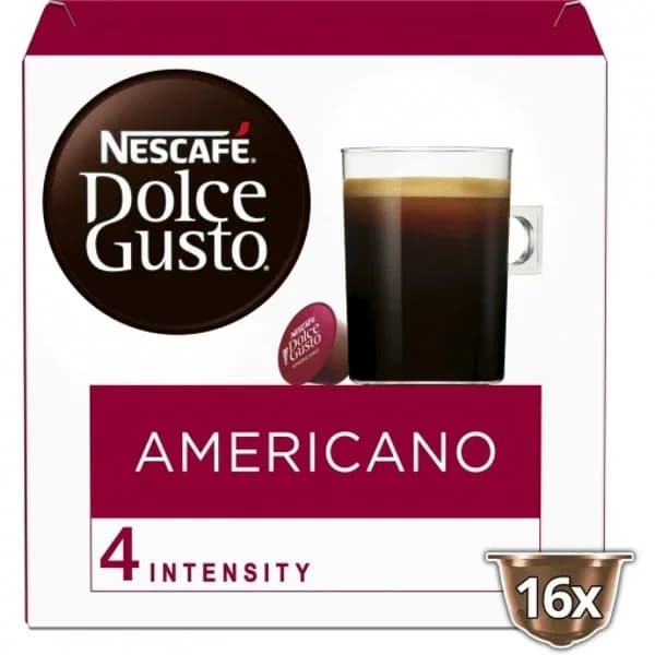 Café americano en cápsulas Nescafé Dolce Gusto 16 ud. - 0.13 kg - Imagen del producto en Findit
