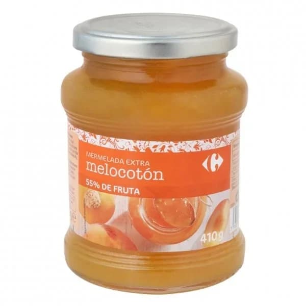 Mermelada de melocotón categoría extra Carrefour 410 g. - 0.41 kg - Imagen del producto en Findit