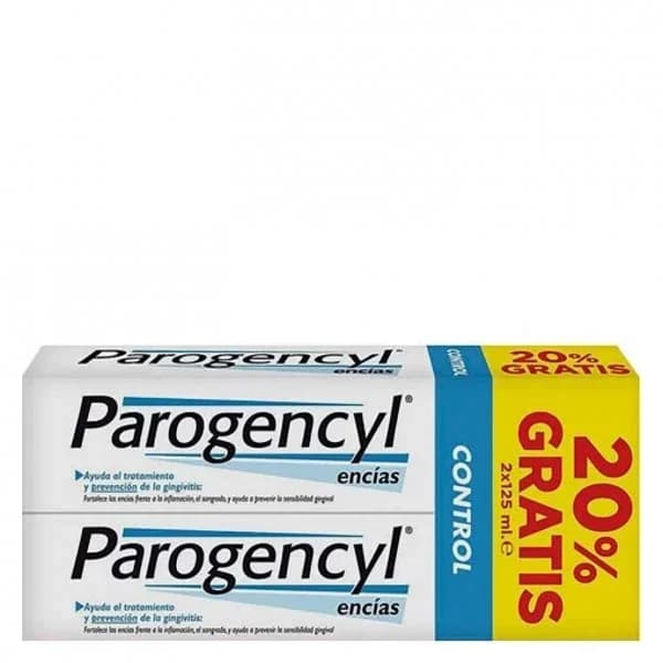 Dentífrico control Duplo Parogencyl pack de 2 unidades de 125 ml. - 0.25 l - Imagen del producto en Findit