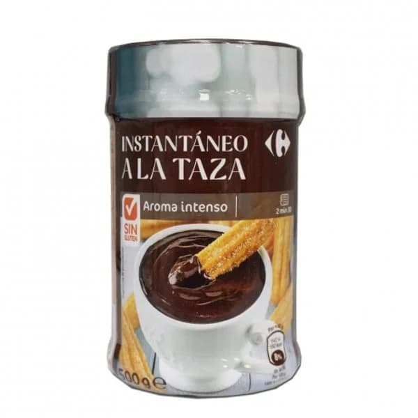 Chocolate a la taza instantáneo Carrefour sin gluten 500 g. - 0.5 kg - Imagen del producto en Findit