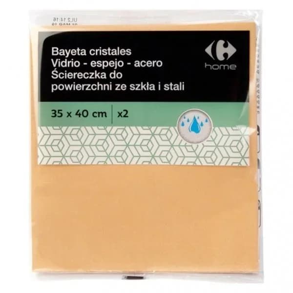 2 Bayetas de cristales  Carrefour   - Beige - 2 ud - Imagen del producto en Findit