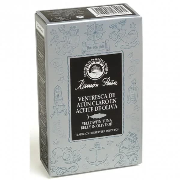 Ventresca de atún claro en aceite de oliva Ramón Peña 80 g. - 0.08 kg - Imagen del producto en Findit