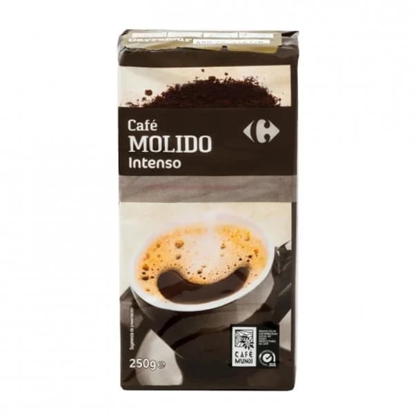 Café molido natural intenso Carrefour Classic 250 g. - 0.25 kg - Imagen del producto en Findit