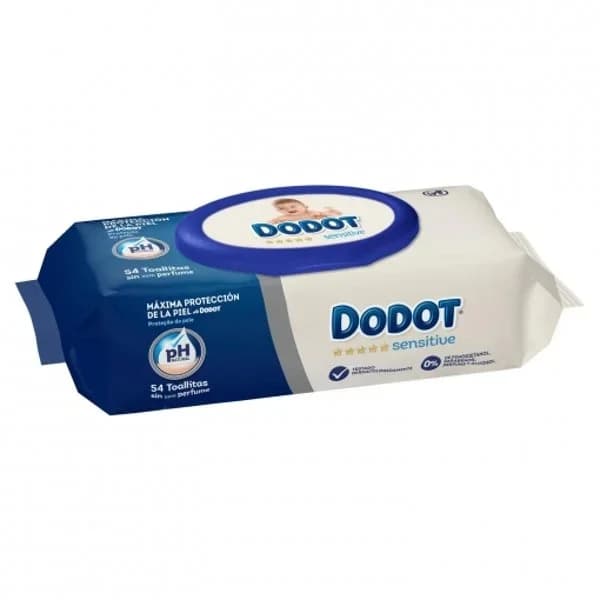 Toallitas dodot sensitive 54 unidades - 54 ud - Imagen del producto en Findit