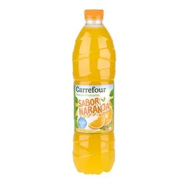Refresco de naranja Carrefour sin gas botella 1,5 l. - 1.51 l - Imagen del producto en Findit
