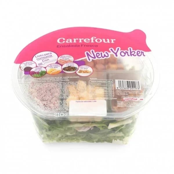 Ensalada New Yorker Carrefour 210 g - 0.21 kg - Imagen del producto en Findit