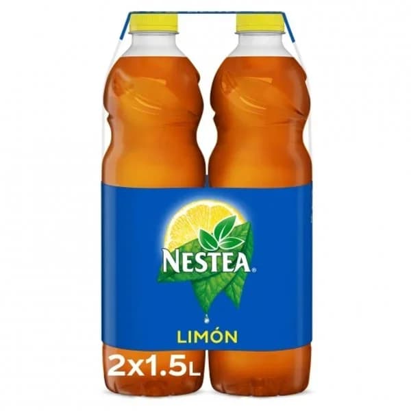 Nestea té negro con limón bajo en calorías pack 2 botellas de 1,5 l. - 1 ud - Imagen del producto en Findit