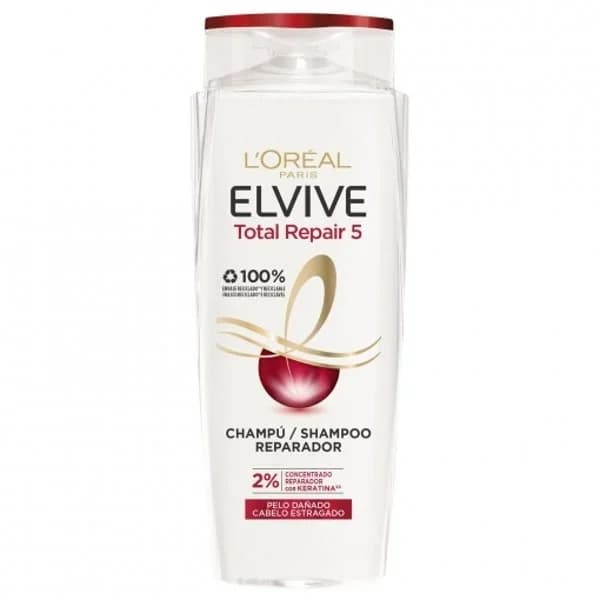 Champú reparador para el pelo dañado Total Repair 5  Elvive L'Oréal Paris 690 ml. - 0.7 l - Imagen del producto en Findit