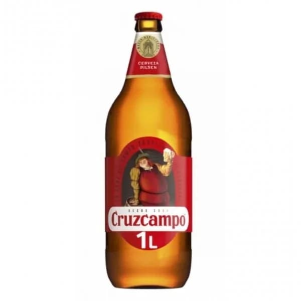 Cerveza Cruzcampo Pilsen botella 1 l. - 1 l - Imagen del producto en Findit