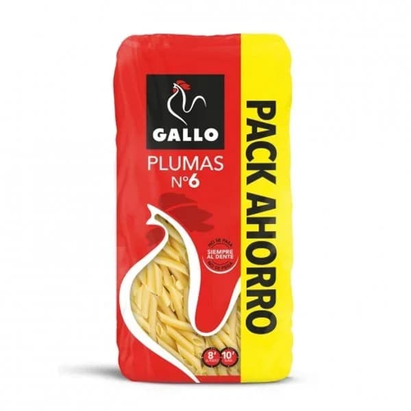 Pasta plumas nº 6 Gallo 675 g. - 0.68 kg - Imagen del producto en Findit