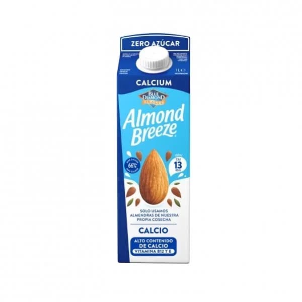 Bebida de almendra calcio zero azúcar Almond Breeze sin gluten sin lactosa brik 1 l. - 1 l - Imagen del producto en Findit