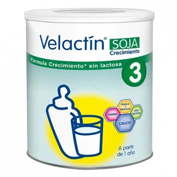 Leche infantil de crecimiento desde 1 año a base de proteína de soja Velactín sin lactosa 800 g. - 0.8 kg - Imagen del producto en Findit
