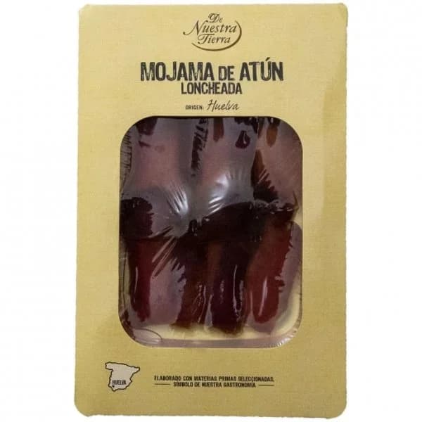 Mojama de Atún Salado en lonchas De Nuestra Tierra 80 g - 0.08 kg - Imagen del producto en Findit