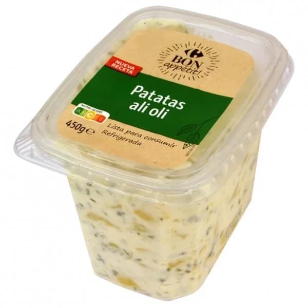 Patatas alioli Carrefour sin gluten 450 g. - 0.45 kg - Imagen del producto en Findit