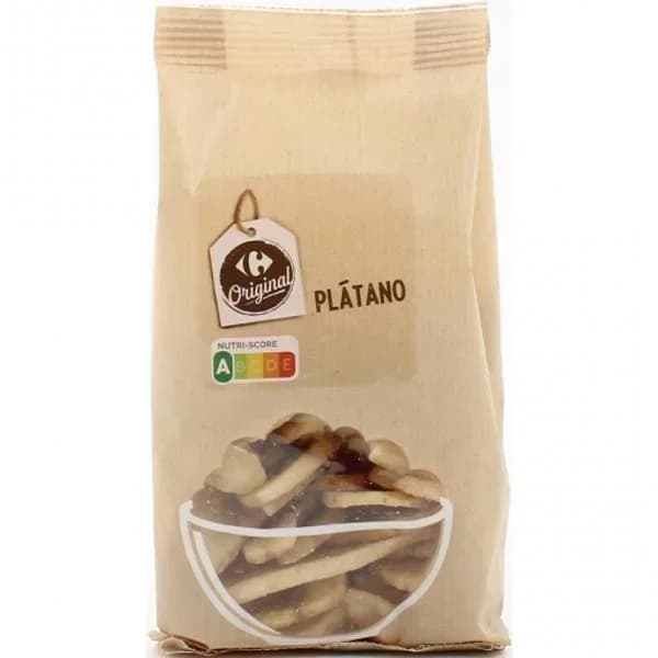 Plátano desecado Carrefour 90 g. - 0.09 kg - Imagen del producto en Findit