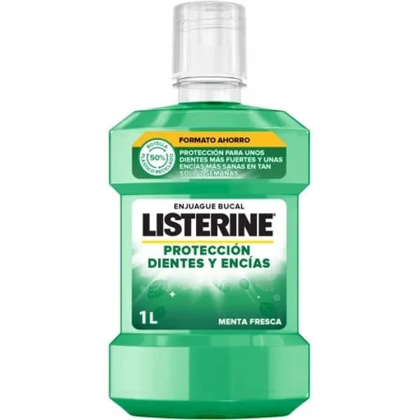 Enjuague bucal protección dientes y encías menta fresca Listerine 1 l. - 1.01 l - Imagen del producto en Findit
