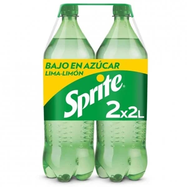 Sprite de lima-limón bajo en azúcar pack 2 botellas 2 l. - 4 l - Imagen del producto en Findit
