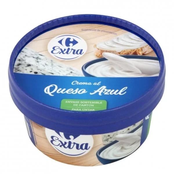 Crema de queso azul Carrefour sin gluten 125 g. - 0.12 kg - Imagen del producto en Findit