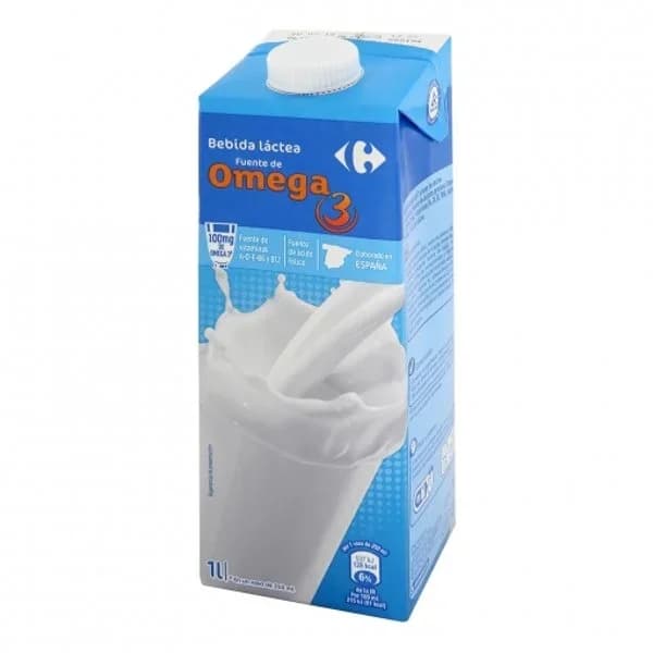 Bebida láctea Omega 3 Carrefour brik 1 l. - 1 l - Imagen del producto en Findit
