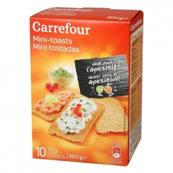 Mini tostadas Carrefour 200 g. - 0.2 kg - Imagen del producto en Findit