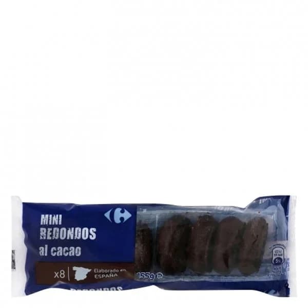 Mini redondos de chocolate Carrefour 155 g. - 0.16 kg - Imagen del producto en Findit