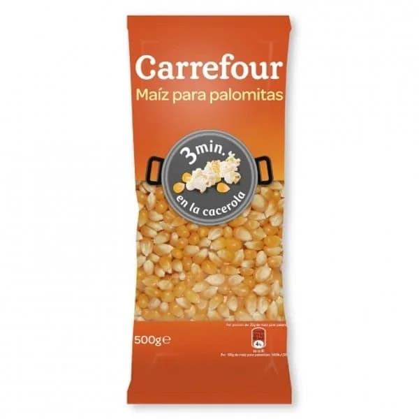 Maíz para palomitas Carrefour 500 g. - 0.5 kg - Imagen del producto en Findit