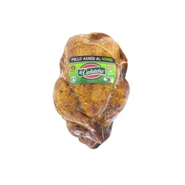 Pollo asado al horno La Carloteña sin gluten sin lactosa 900 g. - 1 ud - Imagen del producto en Findit
