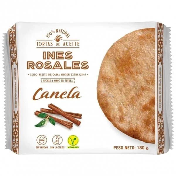 Tortas de aceite con canela Inés Rosales 180 g. - 0.18 kg - Imagen del producto en Findit
