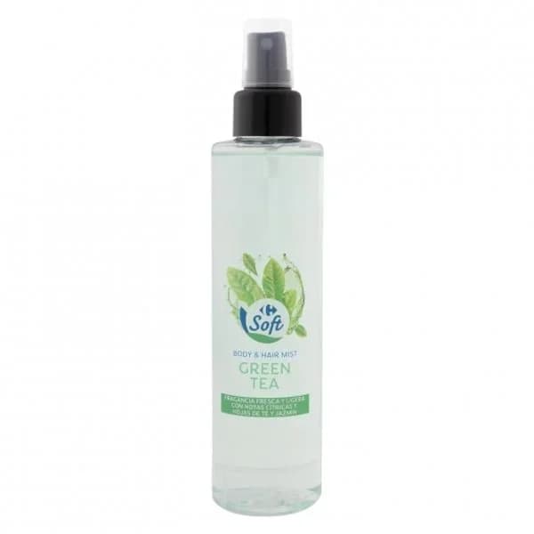 Colonia spray fresca y ligera con notas cítricas y hojas de te y jazmín Carrefour Soft 200 ml. - 0.2 l - Imagen del producto en Findit