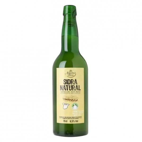 Sidra De Nuestra Tierra D.O.P. Asturias natural 70 cl. - 0.7 l - Imagen del producto en Findit