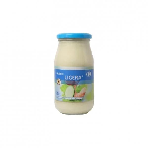 Salsa ligera con aceite de girasol Carrefour tarro 450 ml. - 0.45 l - Imagen del producto en Findit