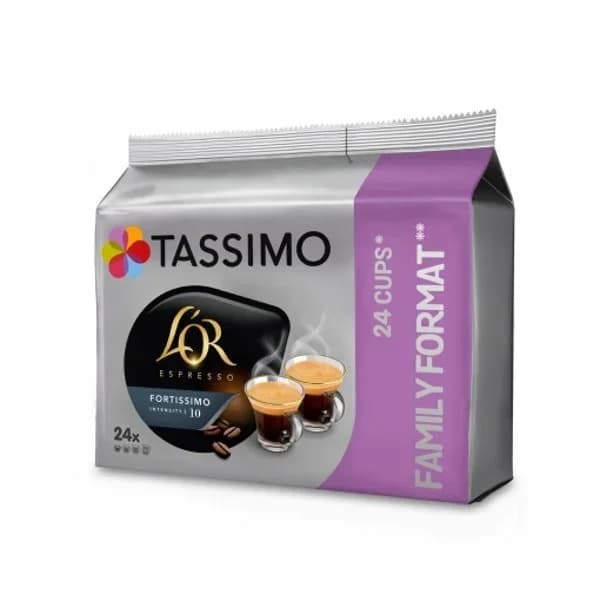 Café fortissimo en cápsulas L'Or Espresso Tassimo 24 unidades de 7,8 g. - 24.13 ud - Imagen del producto en Findit