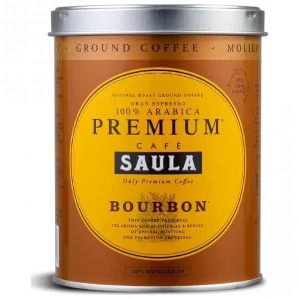 Café molido natural Bourbon Saula 250 g. - 1 ud - Imagen del producto en Findit