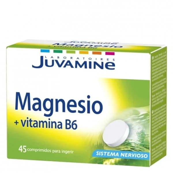 Magnesio y vitamina B6 Juvamine 45 ud. - 0.06 kg - Imagen del producto en Findit