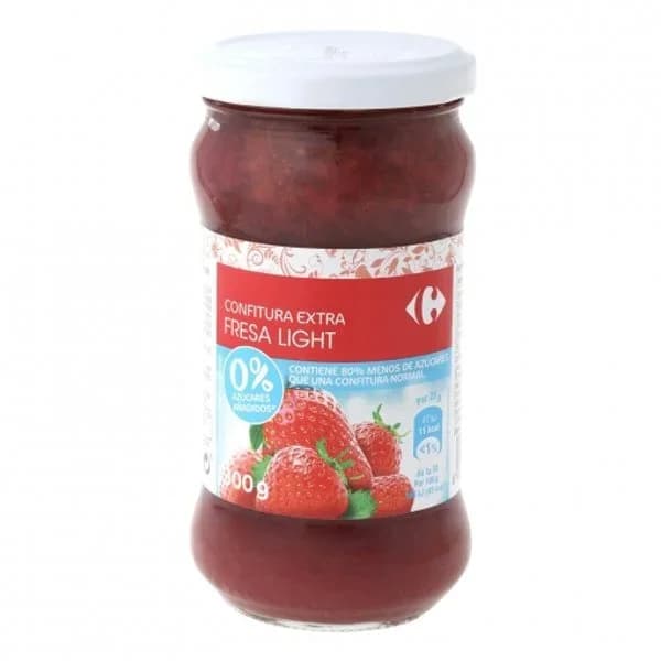 Confitura de fresa categoría extra light Carrefour 300 g. - 0.3 kg - Imagen del producto en Findit
