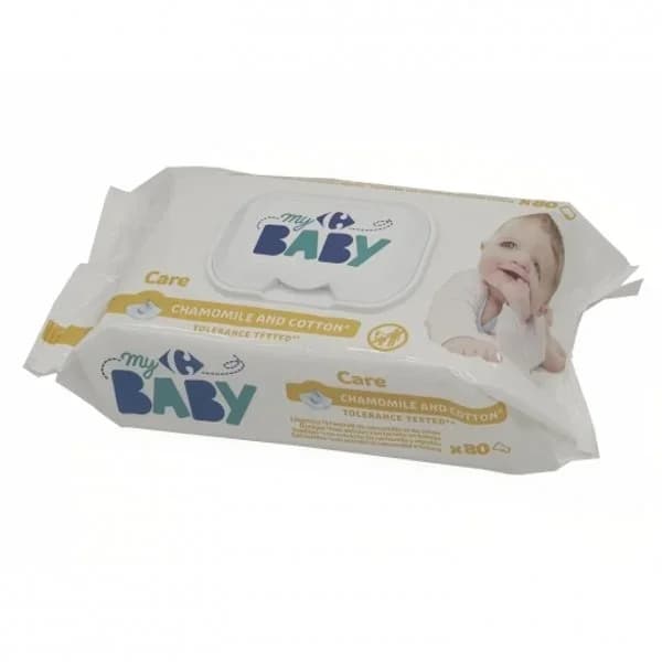 Toallitas bebe camomila My Carrefour Baby 80 ud. - 84.5 ud - Imagen del producto en Findit