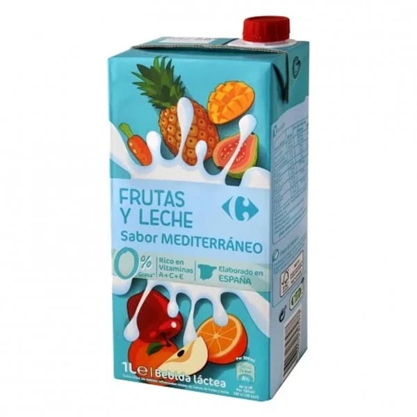 Zumo de frutas y leche Carrefour sabor mediterráneo brik 1 l. - 1 l - Imagen del producto en Findit
